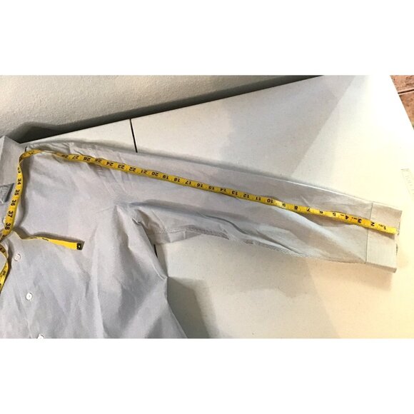 EXPRESS- MENS LONG SLEEVE BUTTON DOWN MODERN FIT 100% COTTON SHIRT SIZE X-LARGE - Picture 4 of 7